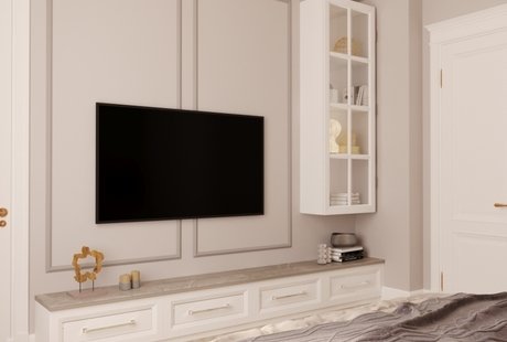 Дизайн спальни в частном доме