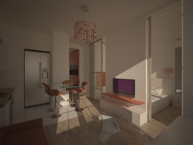 Фото из портфолио Проект 48 (2) – фотографии дизайна интерьеров на INMYROOM