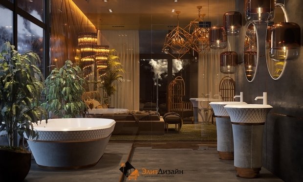 Фото из портфолио Частный дом 350м2 – фотографии дизайна интерьеров на INMYROOM