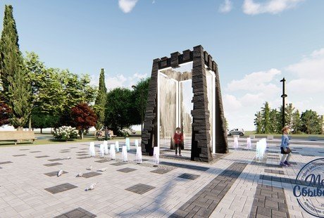 Фонтан в Беслане