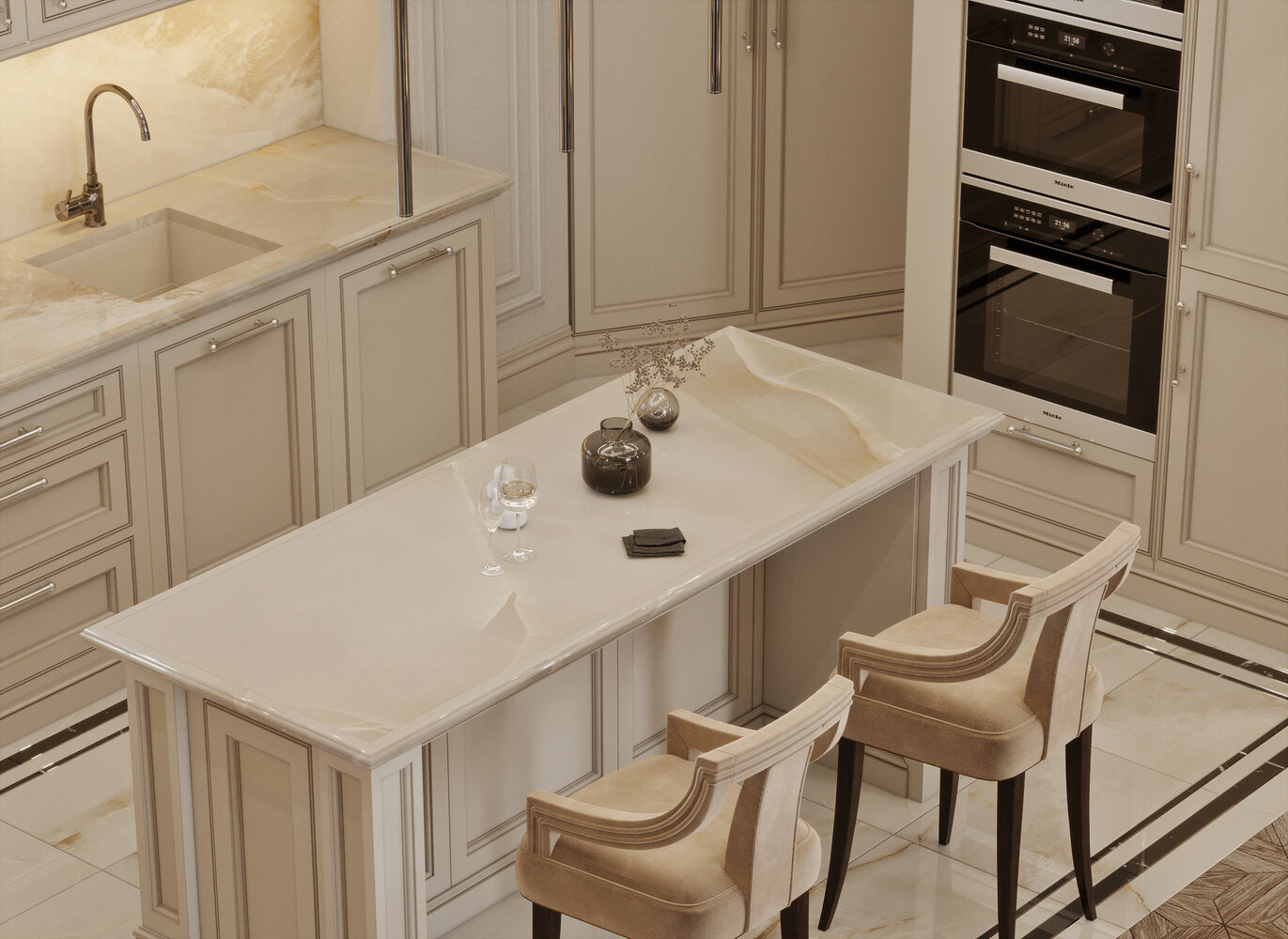 Фото из портфолио Классический интерьер двухуровневой квартиры – фотографии дизайна интерьеров на INMYROOM Фото из портфолио Классический интерьер двухуровневой квартиры – фотографии дизайна интерьеров на INMYROOM