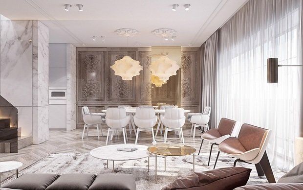 Фото из портфолио Антрацитовое удовольствие – фотографии дизайна интерьеров на INMYROOM