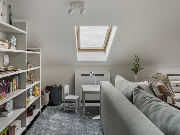 Фотография: Детская в стиле Скандинавский, Современный, Эклектика, Эко, Проект недели, Дом и дача, Одинцово, Таунхаус, 4 и больше, Более 90 метров, Анастасия Панова – фото на INMYROOM