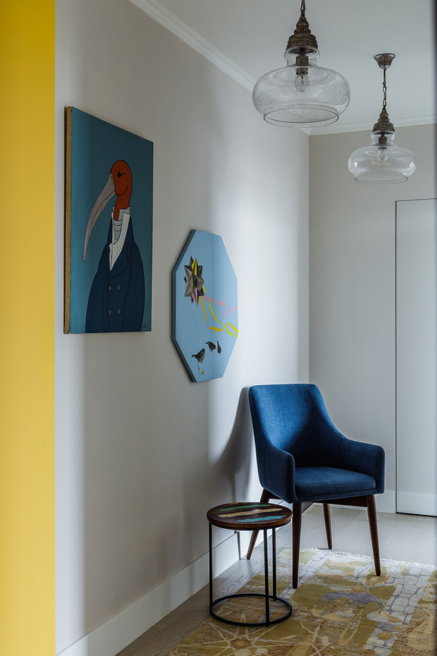 Фотография: Прихожая в стиле Скандинавский, Эклектика, Квартира, Проект дня, Москва, 3 комнаты, 60-90 метров, Анастасия Струве – фото на INMYROOM