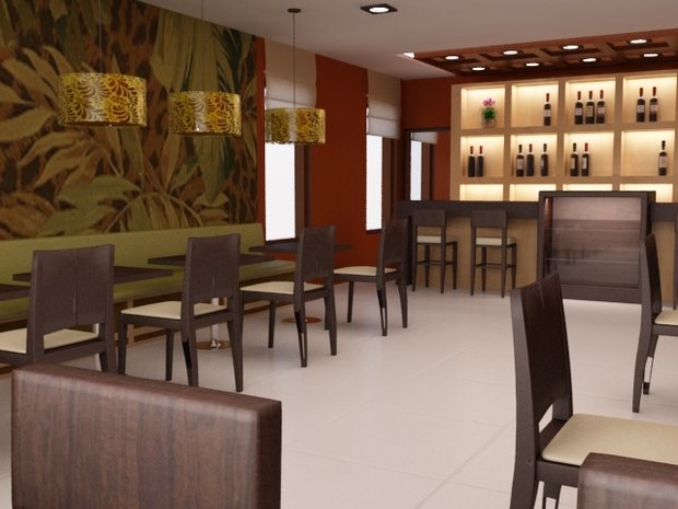 Фото из портфолио Эко-Кафе "UNIQUE Organic Bar" – фотографии дизайна интерьеров на INMYROOM