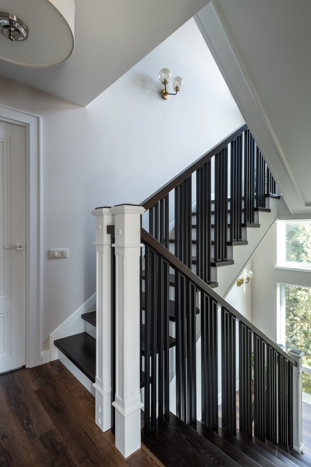 Фотография: Прихожая в стиле Прованс и Кантри, Классический, Дом, Проект недели, Нахабино, 4 и больше, Более 90 метров, Вера Шеверденок, Roomba Interior – фото на INMYROOM