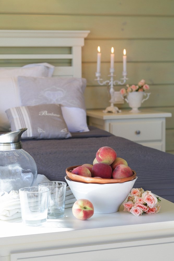 Фотография: Спальня в стиле Прованс и Кантри, Дом, Проект недели, Московская область, дом из клееного бруса, Палекс Дизайн – фото на INMYROOM