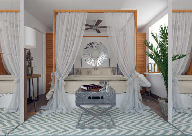 Фотография: Спальня в стиле Эклектика,  – фото на INMYROOM