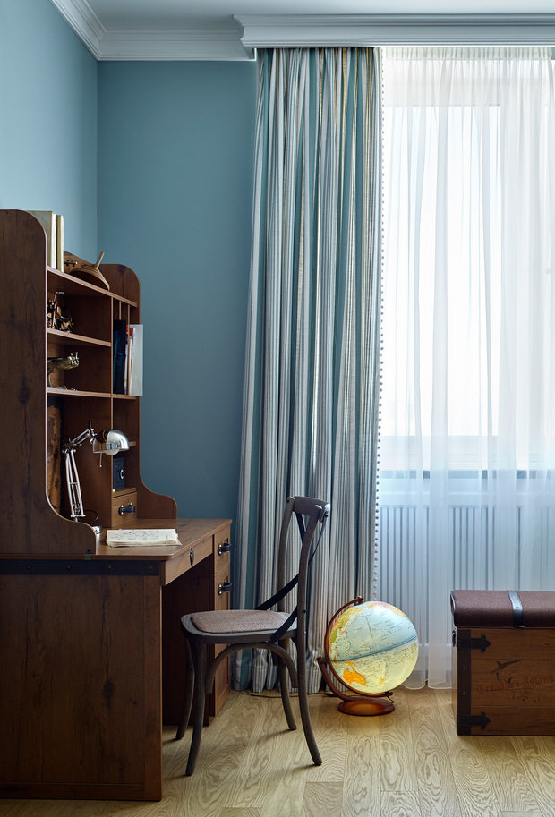 Фотография: Кабинет в стиле Классический, Современный, Квартира, Проект недели, 4 и больше, Более 90 метров, #эксклюзивныепроекты, Екатерина Углова – фото на INMYROOM