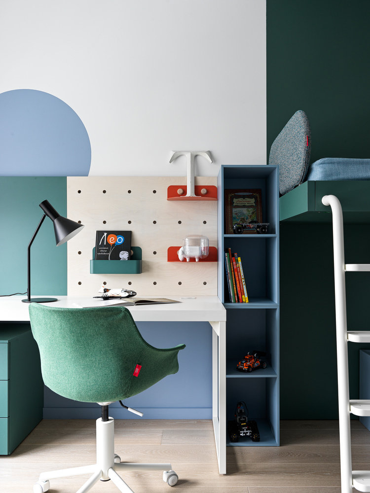 Фотография: Детская в стиле Современный, Квартира, Проект недели, Москва, 4 и больше, Более 90 метров, ТУДА – фото на INMYROOM Фотография: Детская в стиле Современный, Квартира, Проект недели, Москва, 4 и больше, Более 90 метров, ТУДА – фото на INMYROOM