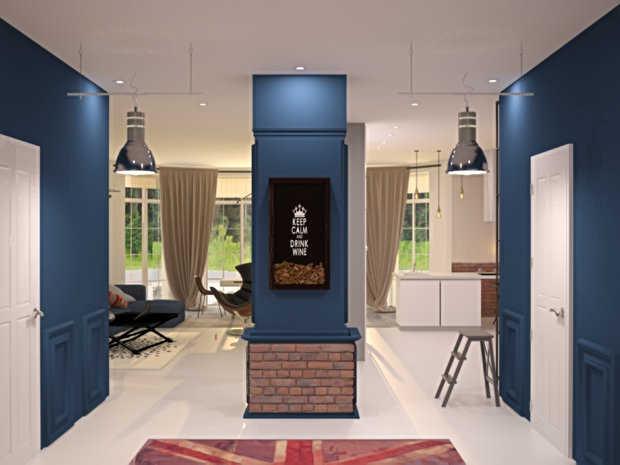 Фото из портфолио таунхаус в стиле эклектика для молодой семьи – фотографии дизайна интерьеров на INMYROOM