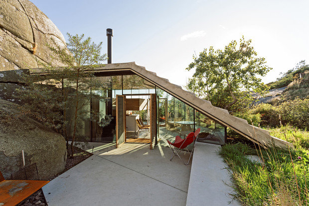 Фото из портфолио "Пристройка" с панорамной крышей в Норвегии – фотографии дизайна интерьеров на INMYROOM