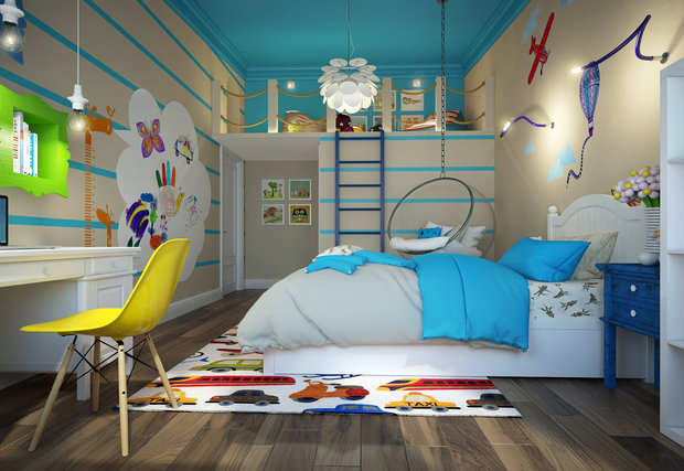 Фото из портфолио Проект таун-хауса в ЖК "Рижский квартал": благородный синий цвет в интерьере – фотографии дизайна интерьеров на INMYROOM