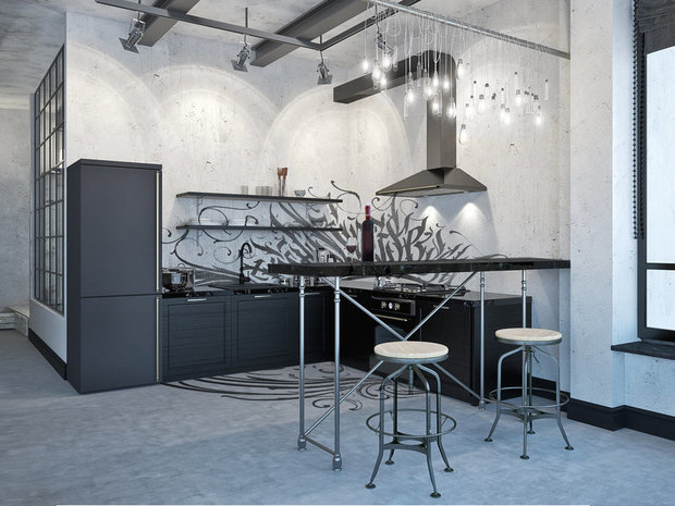 Фотография: Кухня и столовая в стиле Лофт, Декор интерьера, Гид, энциклопедия_отделка – фото на INMYROOM