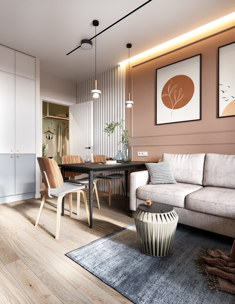 Фотография: Кухня и столовая в стиле Современный, Скандинавский, Квартира, Проект недели, Санкт-Петербург, 3 комнаты, 60-90 метров, Олег Минц – фото на INMYROOM