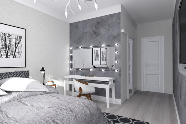 Фото из портфолио Спальня – фотографии дизайна интерьеров на INMYROOM
