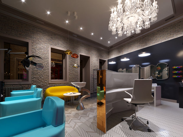 Фото из портфолио Cалон красоты в историческом центре Москвы – фотографии дизайна интерьеров на INMYROOM