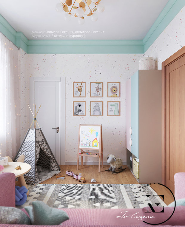 Фото из портфолио Детская в Видном. – фотографии дизайна интерьеров на INMYROOM