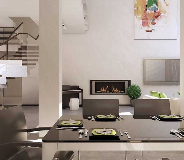 Фото из портфолио Современный дизайн в элитном коттеджном городке – фотографии дизайна интерьеров на INMYROOM