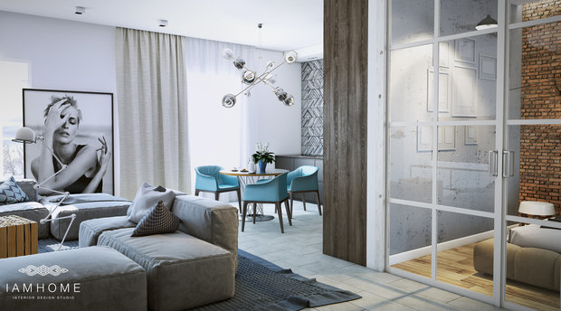 Фото из портфолио Квартира LOFT, 160м – фотографии дизайна интерьеров на INMYROOM