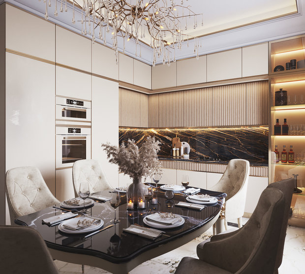 Фото из портфолио В блеске латуни – фотографии дизайна интерьеров на INMYROOM