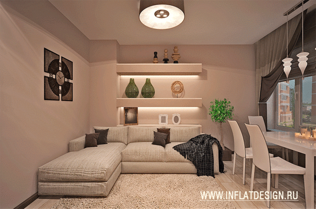 Фото из портфолио Квартира в центре – фотографии дизайна интерьеров на INMYROOM