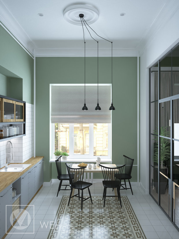 Фото из портфолио Квартира в старинном доме – фотографии дизайна интерьеров на INMYROOM