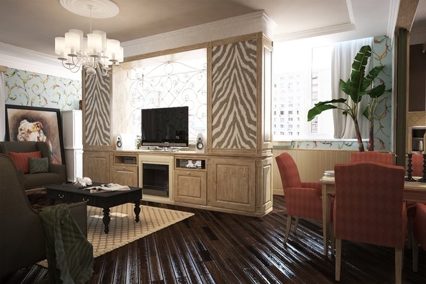 Фото из портфолио "Кантри" квартира в Ростове-на-Дону – фотографии дизайна интерьеров на INMYROOM