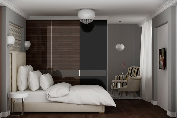 Фото из портфолио Спальня – фотографии дизайна интерьеров на INMYROOM