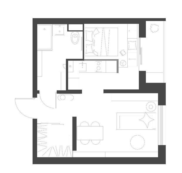 Фото из портфолио пр-т 60-летия Октября – фотографии дизайна интерьеров на INMYROOM