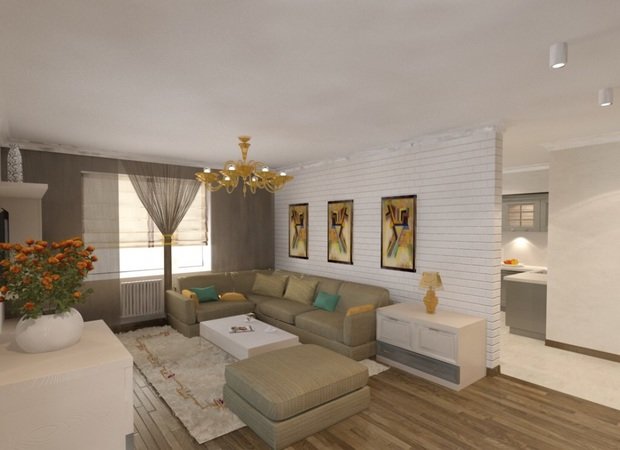 Фото из портфолио Квартира в ЖК "Золотой век" – фотографии дизайна интерьеров на INMYROOM