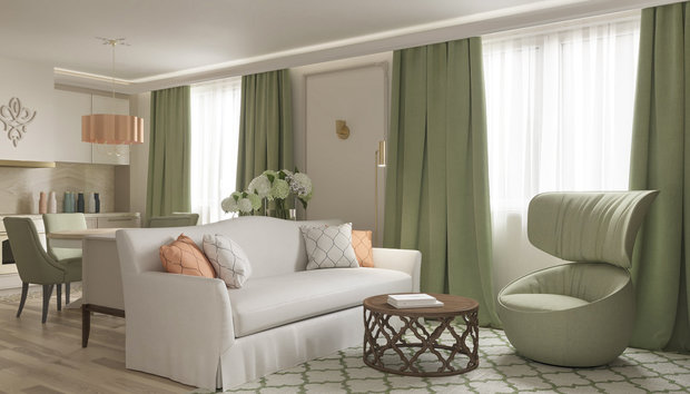 Фото из портфолио Квартира для леди – фотографии дизайна интерьеров на INMYROOM
