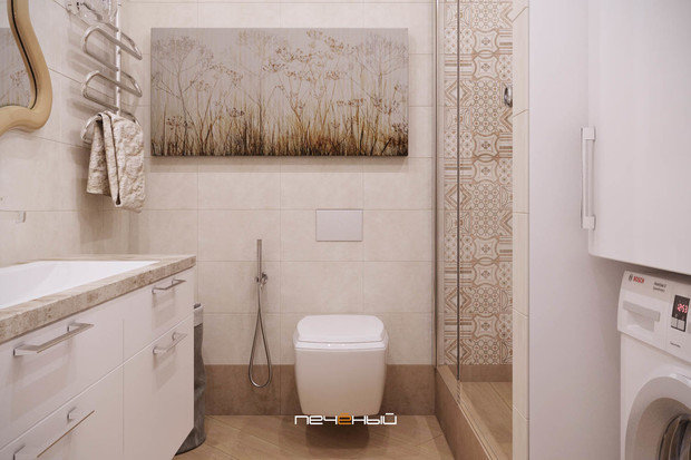 Фото из портфолио Бежевая однушка – фотографии дизайна интерьеров на INMYROOM