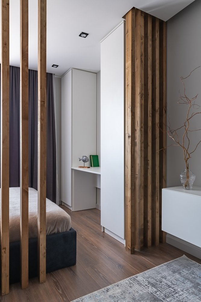 Фотография: Спальня в стиле Современный, Квартира, Советы, Проект недели, Москва, 1 комната, 40-60 метров, Юлия Панова – фото на INMYROOM Фотография: Спальня в стиле Современный, Квартира, Советы, Проект недели, Москва, 1 комната, 40-60 метров, Юлия Панова – фото на INMYROOM