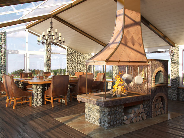 Фото из портфолио Беседка в пос.Ропша – фотографии дизайна интерьеров на INMYROOM