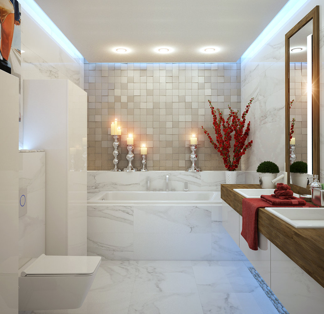 Фото из портфолио Дизайн проект ванной комнаты – фотографии дизайна интерьеров на INMYROOM Фото из портфолио Дизайн проект ванной комнаты – фотографии дизайна интерьеров на INMYROOM