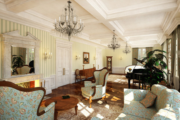 Фото из портфолио Холл в классическом стиле. – фотографии дизайна интерьеров на INMYROOM