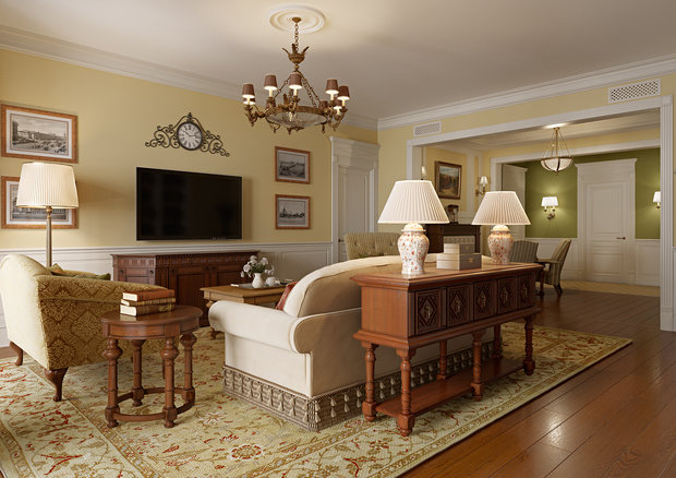 Фото из портфолио Квартира на Весковском переулке – фотографии дизайна интерьеров на INMYROOM