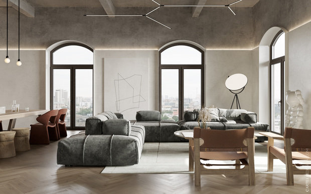 Фото из портфолио Beton M8 – фотографии дизайна интерьеров на INMYROOM