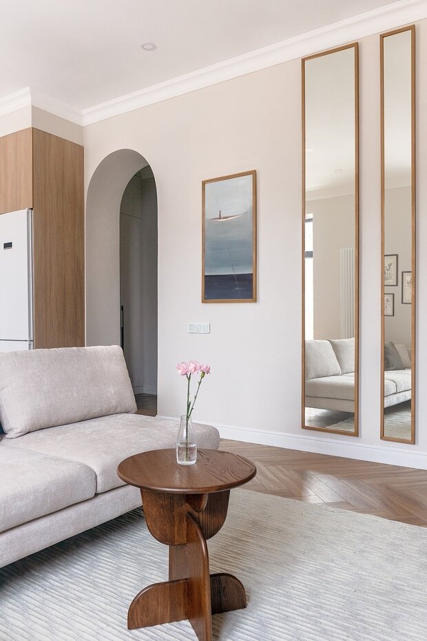 Фотография: Гостиная в стиле Современный, Эко, Квартира, Проект недели, Сталинка, Казахстан, Кирпичный дом, 4 и больше, Более 90 метров, Алматы, FM Interiors, Фариз Мамедов – фото на INMYROOM