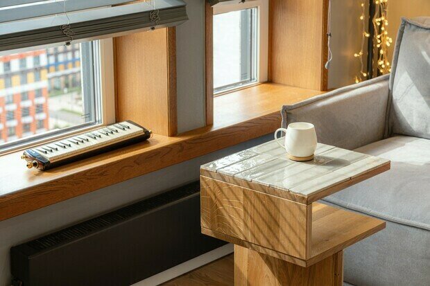 Фотография: Гостиная в стиле Современный, Малогабаритная квартира, Квартира, Студия, Проект дня, до 40 метров, Люберцы, Полина Дадыко – фото на INMYROOM