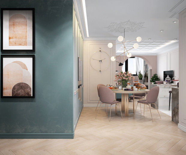 Фото из портфолио Гламурные 60-е – фотографии дизайна интерьеров на INMYROOM