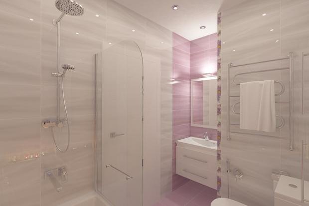 Фото из портфолио ванная в сиреневых тонах – фотографии дизайна интерьеров на INMYROOM