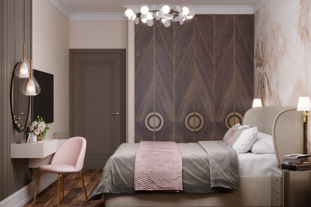 Фото из портфолио Двушка в стиле неоклассика – фотографии дизайна интерьеров на INMYROOM