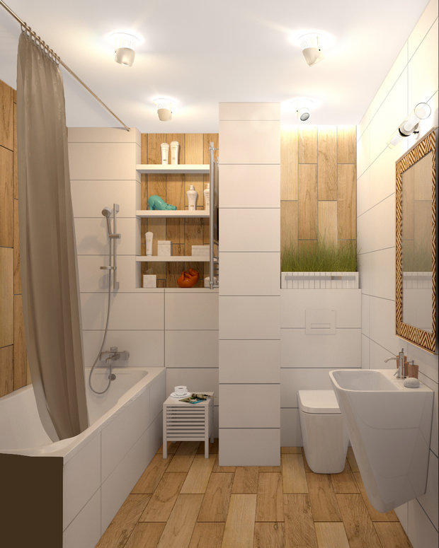 Фото из портфолио Квартира для студентки – фотографии дизайна интерьеров на INMYROOM