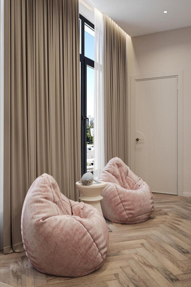 Фото из портфолио Дизайн-проект квартиры в ЖК «17/33 Петровский остров» в стиле современной и французской классики – фотографии дизайна интерьеров на INMYROOM