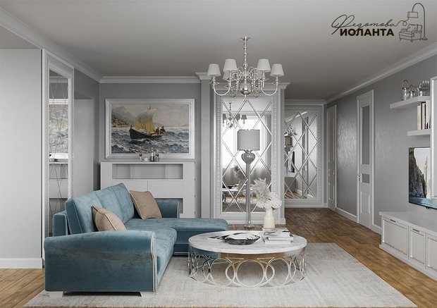 Фото из портфолио Нижневартовск проект гостиной – фотографии дизайна интерьеров на INMYROOM