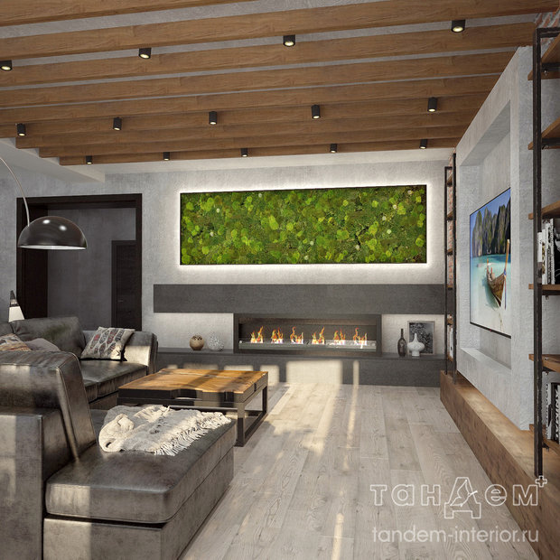Фото из портфолио 160 Брутальных метров – фотографии дизайна интерьеров на INMYROOM