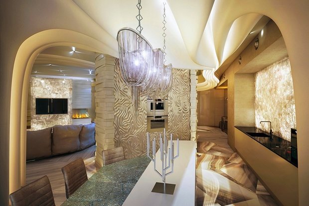 Фото из портфолио Футуристическая квартира в Алых Парусах - Москва – фотографии дизайна интерьеров на INMYROOM