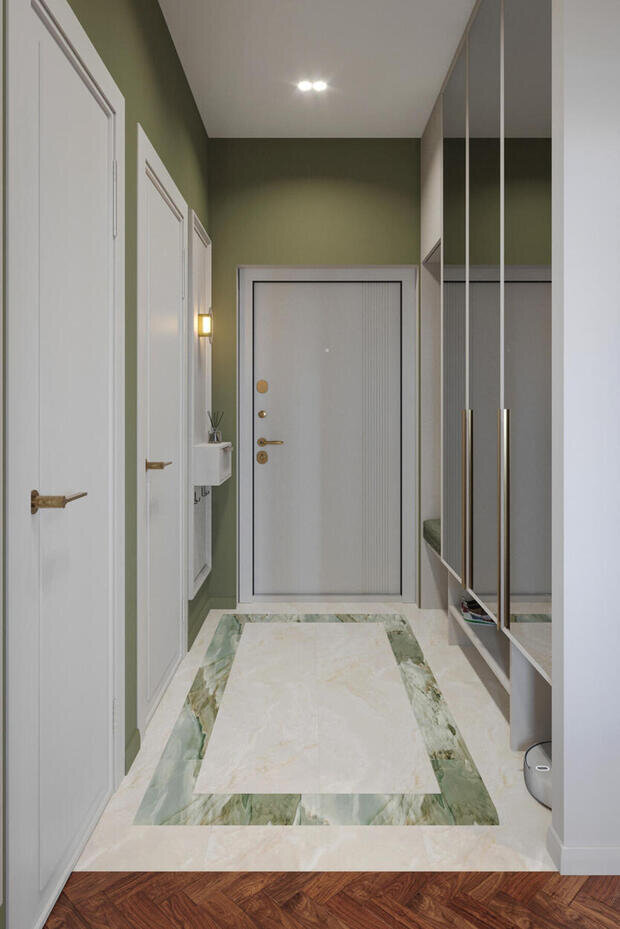 Фото из портфолио Дизайн-проект квартиры в ЖК «17/33 Петровский остров» в стиле современной и французской классики – фотографии дизайна интерьеров на INMYROOM